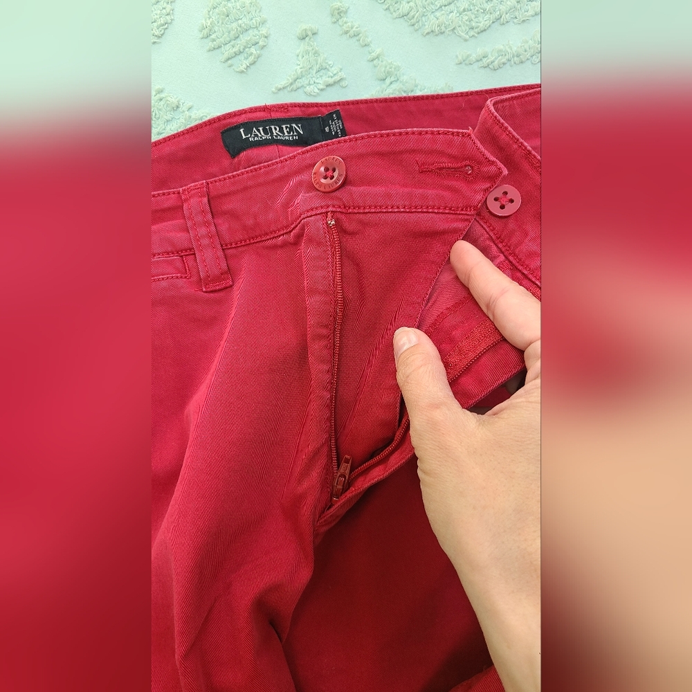 Deep Red Pants - Picture 3 of 5